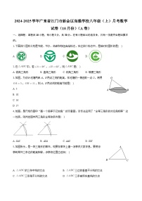 广东省江门市新会区尚雅学校2024-2025学年八年级上学期10月月考数学试卷（A卷）