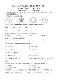 2023年广东省广州市广州大学附属中学中考一模数学试卷（含答案）