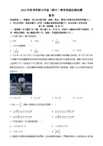 广西柳州市2024-2025学年七年级上学期11月期中考试数学试题（原卷版）-A4