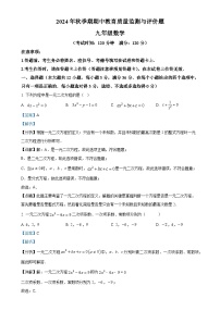 广西壮族自治区玉林市2024-2025学年九年级上学期11月期中数学试题（解析版）-A4