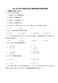 2024-2025学年人教版七年级数学上册 期末能力提升测试题