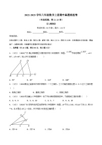 人教版数学八上同步提升训练专题16.5 期中真题重组卷（考查范围：第11~13章）（2份，原卷版+解析版）