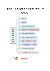 苏科版数学八上专题17 期末选择压轴分类练30题（十大考点）（期末真题精选 ）（2份，原卷版+解析版）