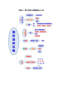 苏科版数学八上期末专题复习专题01 填空选择压轴精选50道（2份，原卷版+解析版）