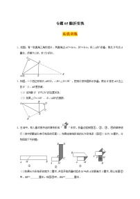 苏科版数学八上期末专题复习专题05 翻折变换精选（2份，原卷版+解析版）