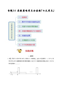 苏科版数学八上期末专题复习专题14 实数重难考点分类练（七大考点）（期末真题精选 ）（2份，原卷版+解析版）