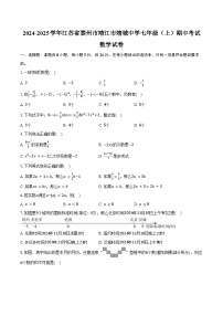 2024-2025学年江苏省泰州市靖江市靖城中学七年级（上）期中考试数学试卷（含答案）