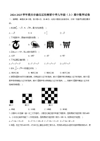 2024-2025学年重庆市渝北区松树桥中学九年级（上）期中数学试卷（含答案）