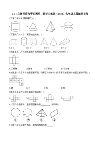 人教版（2024）4.1.1 立体图形与平面图形综合训练题