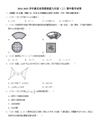 2024-2025学年湖北省荆楚联盟九年级（上）期中数学试卷（含详解+考点）