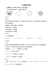 河南省信阳市浉河中学 2024-2025学年八年级上学期10月月考数学试卷（解析版）-A4