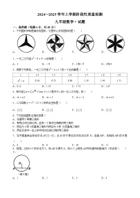 山东德州德城区第五中学2024-2025学年九年级上学期2次月考数学试卷