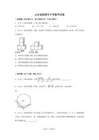 山东省淄博市中考数学试卷（含解析版）