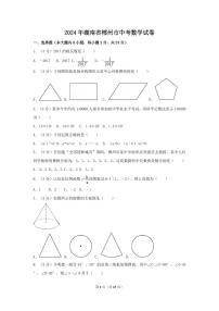 2024年湖南省郴州市中考数学模拟试卷（含解析版）