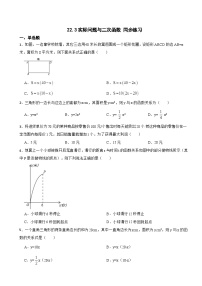 初中数学人教版（2024）九年级上册第二十二章 二次函数22.3 实际问题与二次函数课时训练