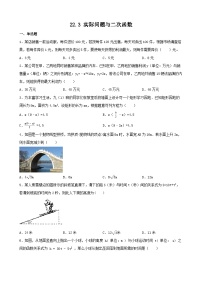 数学九年级上册22.3 实际问题与二次函数同步达标检测题