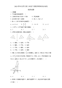 北师大版八年级下册期末数学检测试题