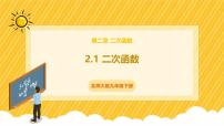 北师大版（2024）九年级下册1 二次函数获奖课件ppt