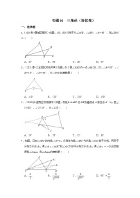 人教版数学八年级上册【阶段复习】专题01 三角形（培优卷）（原卷+解析）