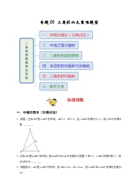 人教版数学八上期末提升训练专题01 三角形六大重难题型（期末真题精选）（2份，原卷版+解析版）