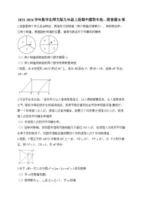 2023-2024学年数学北师大版九年级上册期中题型专练—简答题B卷(含答案)