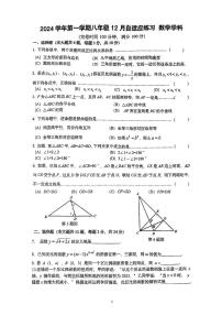 上海市进才学校2024-2025学年上学期12月月考八年级数学试卷
