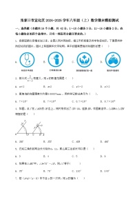 河北省张家口市宣化区2024-2025学年八年级（上）数学期末模拟测试（含答案及详解）