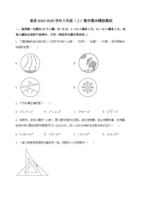 河北省易县2024-2025学年八年级（上）数学期末模拟测试（含答案及详解）