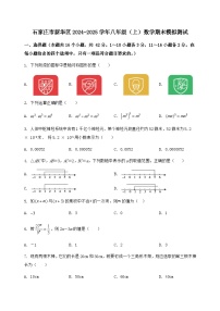 河北省石家庄市新华区2024-2025学年八年级（上）数学期末模拟测试（含答案及详解）