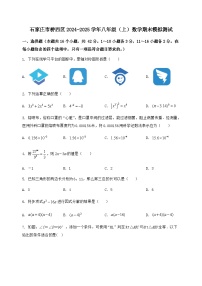 河北省石家庄市桥西区2024-2025学年八年级（上）数学期末模拟测试（含答案及详解）