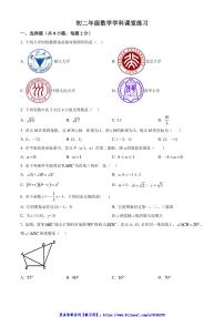 2024～2025学年江苏省苏州工业园区青剑湖实验中学12月月考八年级(上)数学试卷(含答案)