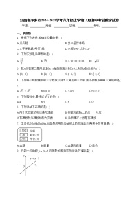 江西省萍乡市2024-2025学年八年级上学期11月期中考试数学试卷(含答案)