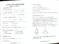 上海市浦东新区多校联考2024-2025学年八年级上学期数学期中考试试题