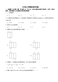 广东省汕头市2024年七年级上学期期末数学试题【含答案】