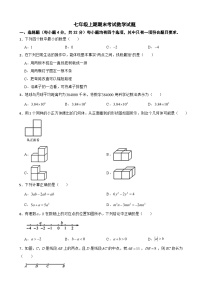 四川省成都市双流区2024年七年级上期期末考试数学试题【含答案】