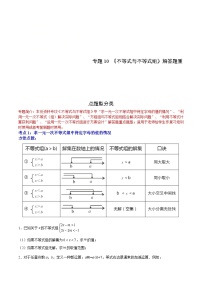 人教版数学七下期末培优训练专题10 《不等式与不等式组》解答题重点题型分类（2份，原卷版+解析版）