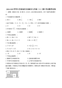 2024-2025学年江苏省扬州市高邮市七年级（上）期中考试数学试卷（含答案）