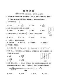 重庆市第八中学校2024-2025学年上学期九年级第二次月考数学试题