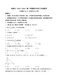 湖北省孝感市应城市2023-2024学年八年级上学期期末考试数学试卷(含解析)