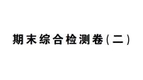 初中数学新湘教版七年级上册期末综合检测卷（二）作业课件2024秋