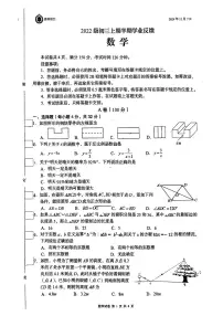 四川省成都市锦江区嘉祥外国语学校2024-2025学年上学期九年级半期考试数学试卷