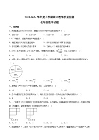 辽宁省丹东市东港市2023-2024学年七年级上学期期末考试数学试卷(含答案)