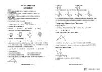 四川省成都市东部新区2024-2025学年九年级上学期数学学科12月月考试卷