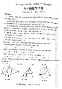山东省聊城市聊城教育联盟共同体2024-2025学年九年级上学期12月月考数学试题
