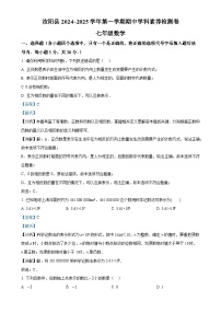 河南省洛阳市汝阳县2024-2025学年上学期期中学科素养检测卷七年级数学试题（解析版）-A4