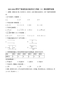 广东省茂名市高州市2023-2024学年八年级上学期期末考试数学试卷(含答案)