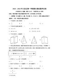 辽宁省盘锦市大洼区2023-2024学年七年级上学期期末考试数学试卷(含解析)