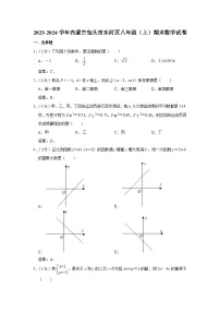 内蒙古包头市东河区2023-2024学年八年级上学期期末考试数学试卷(含答案)