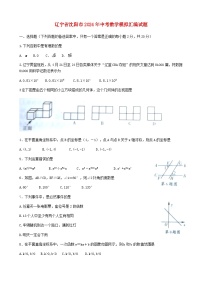 辽宁省沈阳市2024年中考数学模拟汇编试题（含扫描答案）