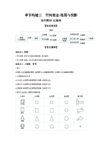 第七章 图形的变化 章节构建三 空间观念：视图与投影 学案（含答案）-【考点探究】2025年中考数学一轮复习（人教版）